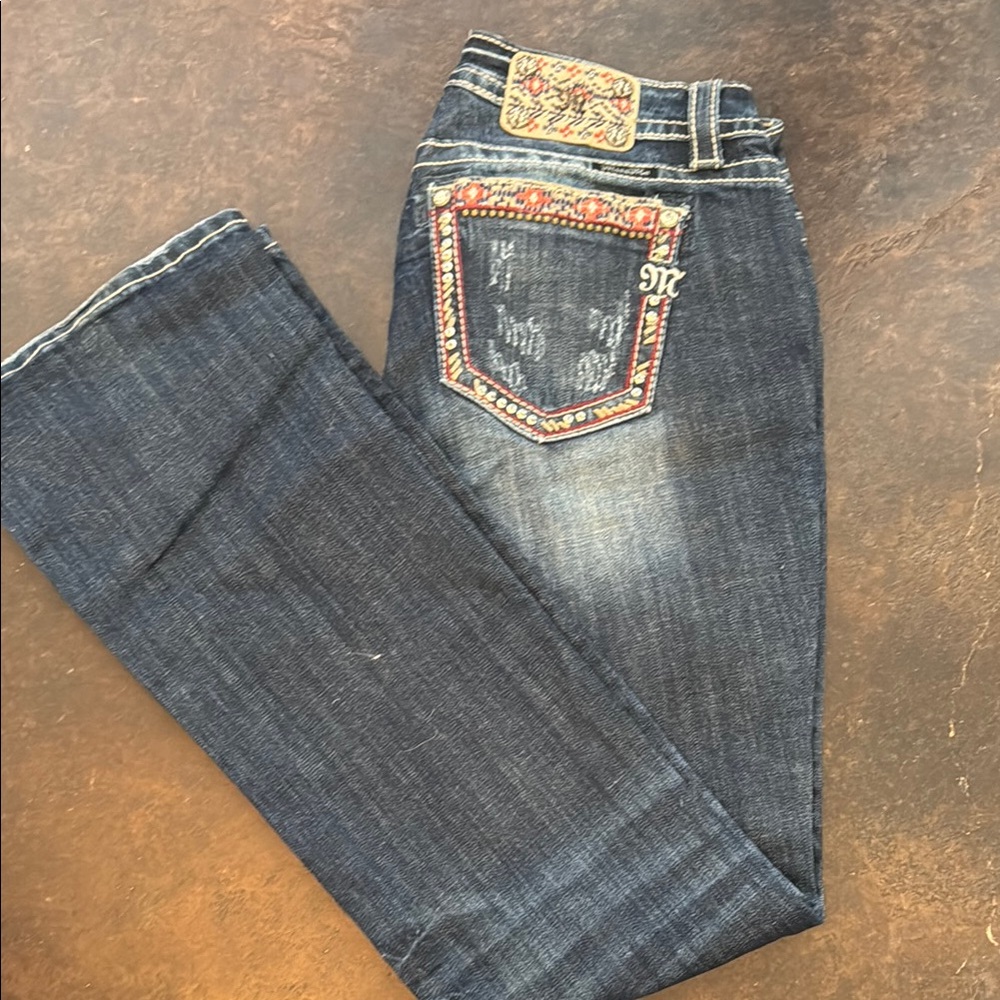 Miss Me Women's Bootcut Jeans with Embellished Pockets